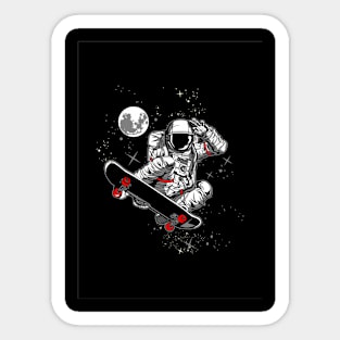 astronaut_skateboard Sticker